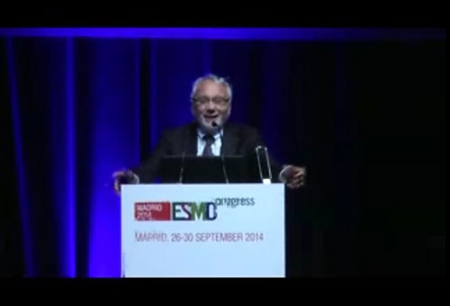 [ESMO2014]大会主席：Rolf A. Stahel致开幕辞_baofeng